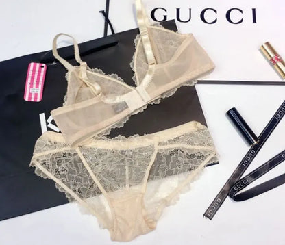 Luxury Lace Bra & Panty Set – Elegant & Comfortable