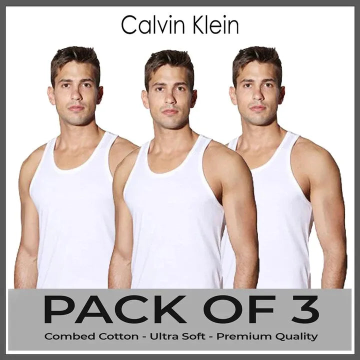 Men’s Cotton Vest – Pack of 3 | Premium Comfort & Quality